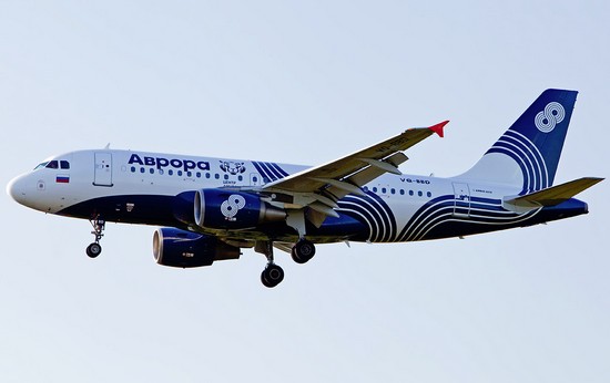 самолет aurora airlines - аврора